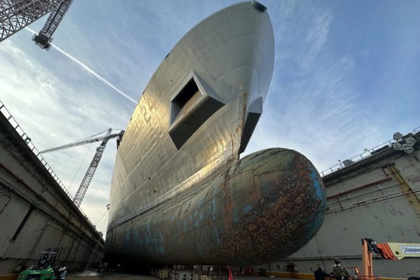 USS Arlington Enters Dry Dock by Petty Officer 1st Class John Bellino